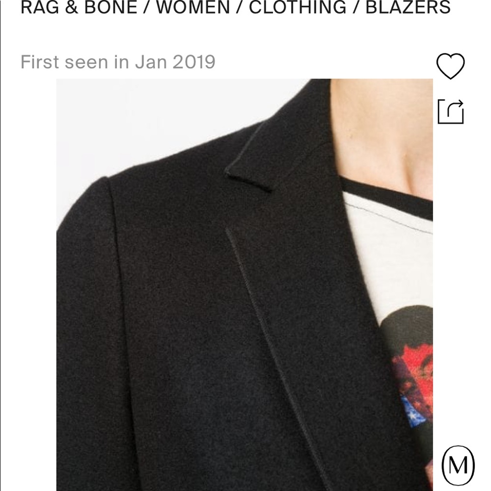 rag & bone Lexington Wool Blazer - Picture 3 of 15